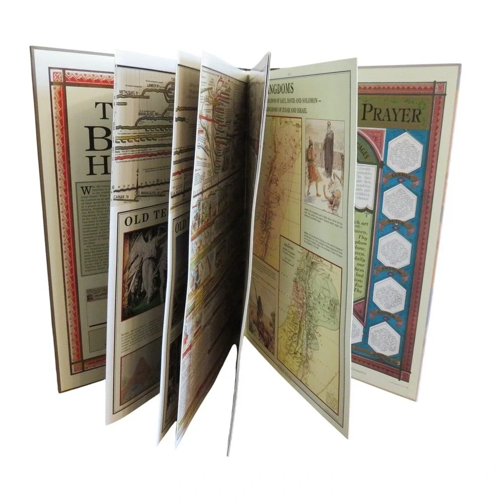 The Timechart of Biblical History Hardcover Over 4000 Years Charts Maps Tegg